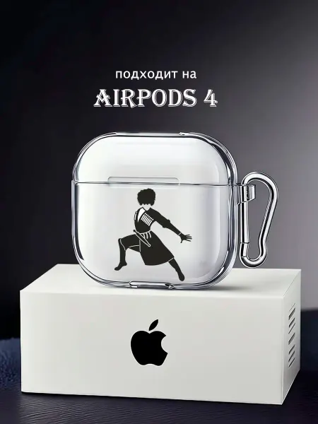 Чехол на AirPods 4 с принтом Мужской