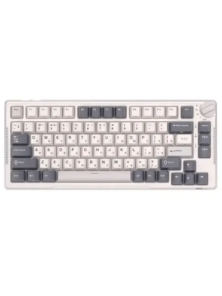 Royal Kludge Игровая клавиатура RK-H81 White (USB, RGB, Cyan switch)