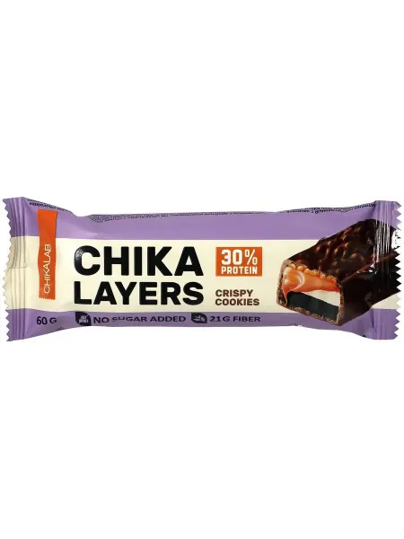 Chikalab Батончик протеиновый Chika Layers Печенье-шоколад, 60г