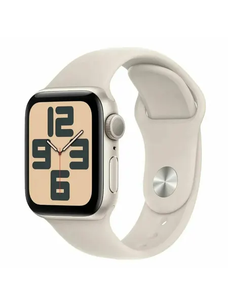Умные часы Apple SE3 40 mm Starlight s/m, алюминий, влагозащита