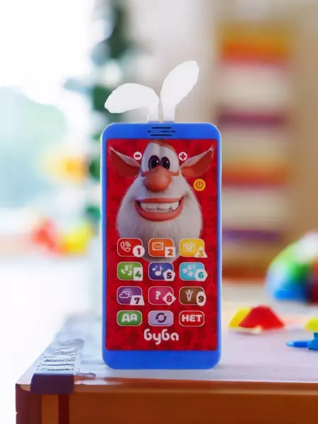 Умка Телефон детский игрушечный развивающий игровой Буба