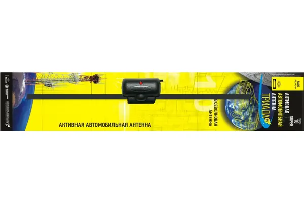 Антенна автомобильная активная Триада-10 Super (УКВ. FM) всеволновая