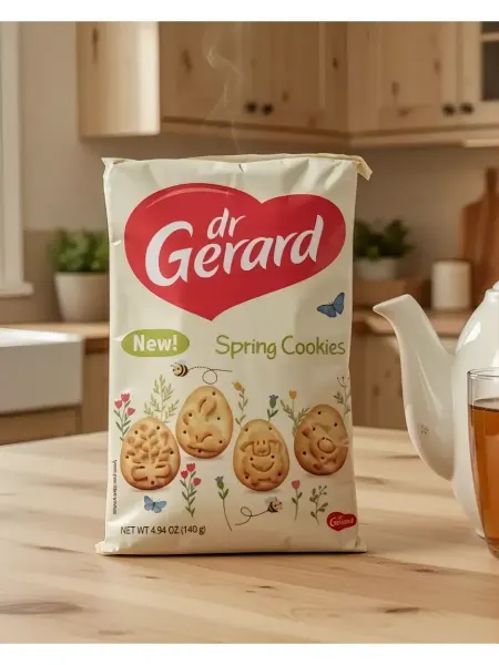 Печенье Spring Cookies сахарное со сливочным маслом, 140г