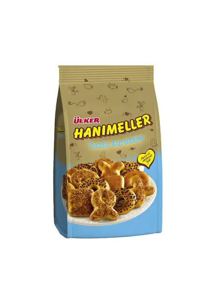 ULKER Печенье Ханимиллер сдобное соленое с кунжутом.150гр