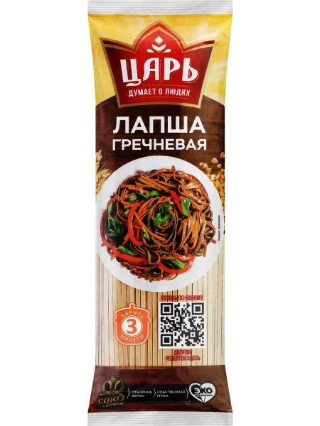 Макароны ЦАРЬ Лапша гречневая