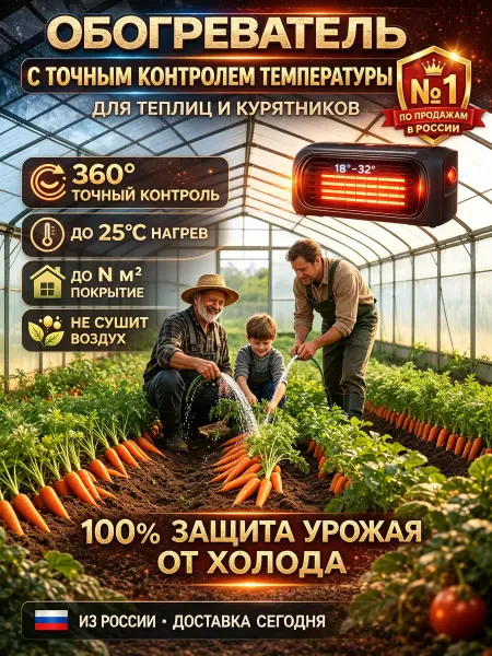 Инфракрасный обогреватель с терморегулятором