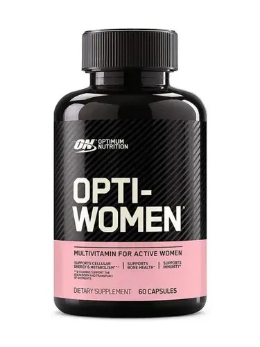 Мультивитаминная добавка Optimum Nutrition, для женщин, железо + витамин C+ цинк и витамин D для поддержки иммунитета, 60 капсул.