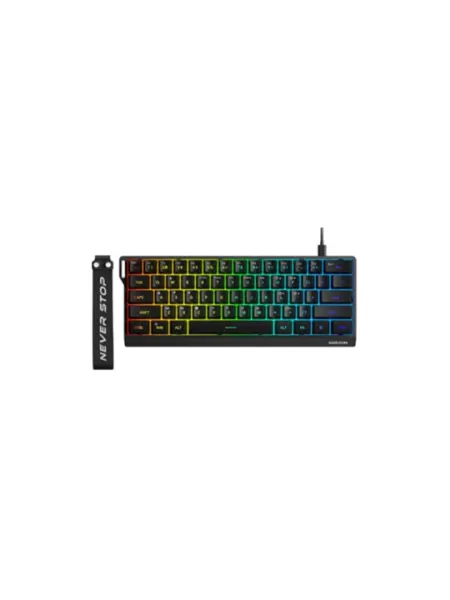 Игровая клавиатура EWEADN F61 с проводной мембраной, формат 60%, RGB-подсветка, USB-C