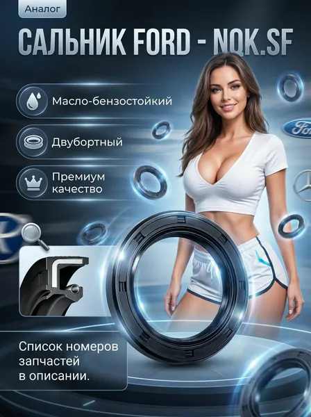NQK.SF Сальник коленвала OS5376 NQK HYUNDAI H-1 STAREX (A1)