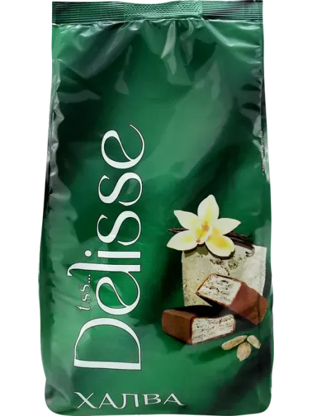 Халва DELISSE Подсолнечная глазированная, 600г