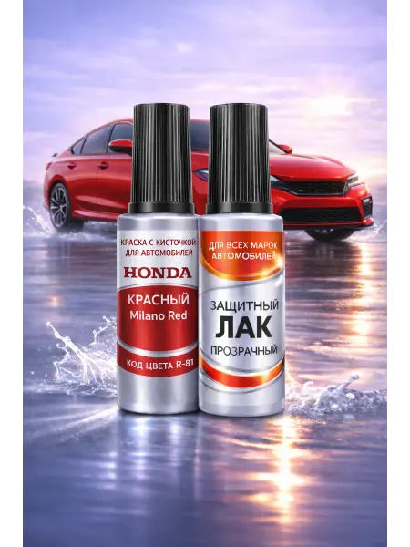 ABColor Краска автомобильная Honda R-81 Красная Milano Red