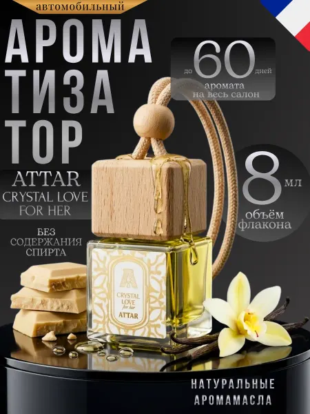 Ver_perfume Подвесной ароматизатор в машину автопарфюм Пахучка Crystal