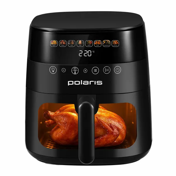 POLARIS Аэрогриль электрический для дома PAF 6003W Wi-Fi IQ Home 6 л