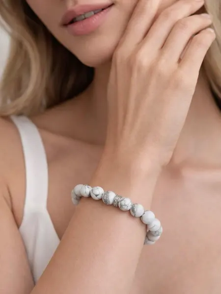 ALEXANDRINA JEWELRY Браслет из натуральных камней говлит