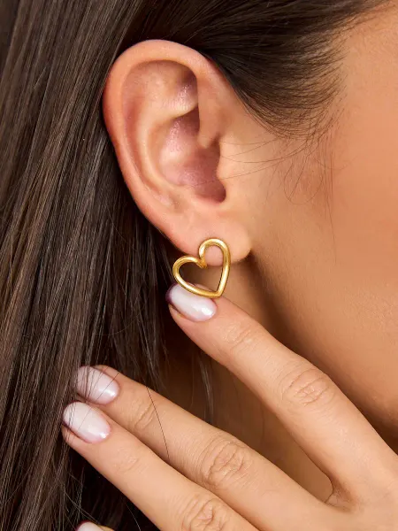 JewelTi серьги бижутерия сердечки