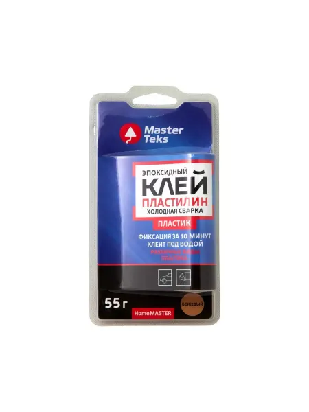 MasterTeks Клей холодная сварка для пластика Homemaster