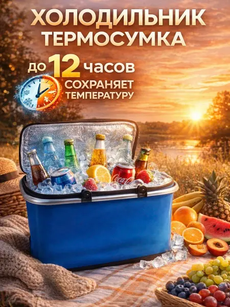 Термосумка холодильник для пикника