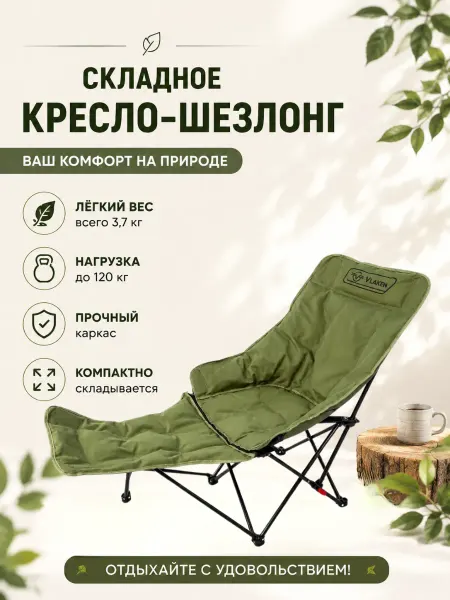 Кресло-шезлонг туристический