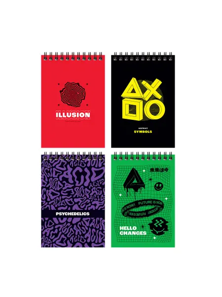 Блокнот А6 40л. на гребне BG "Illusion"