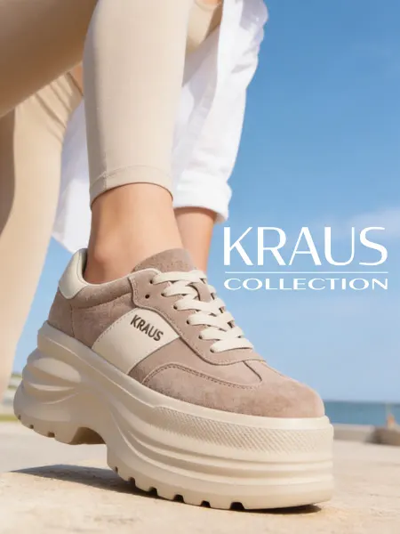 KRAUS Collection Замшевые кроссовки женские на платформе