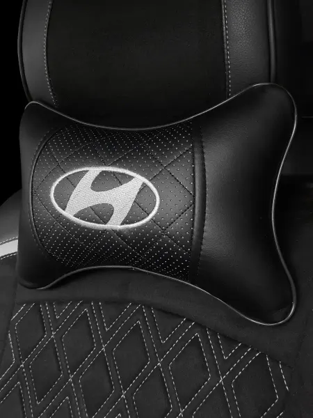 Grandis Автомобильная подушка под шею с вышивкой HYUNDAI (хюндай)