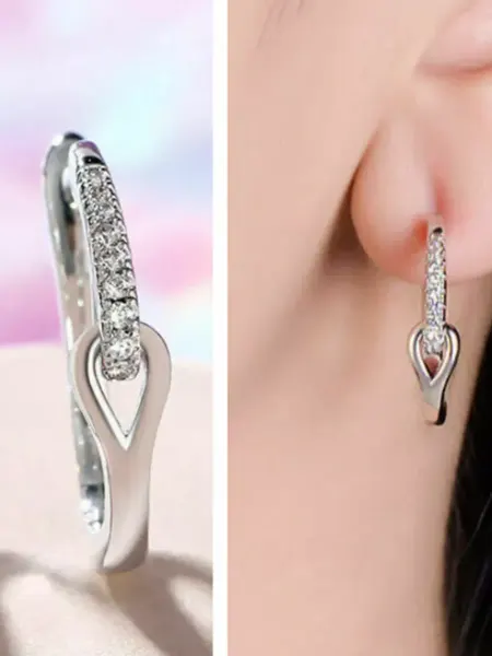 MoyShop Серьги бижутерия с камнями