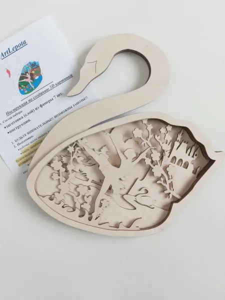 Artlepota Творческий набор для рисования 3D раскраска из фанеры