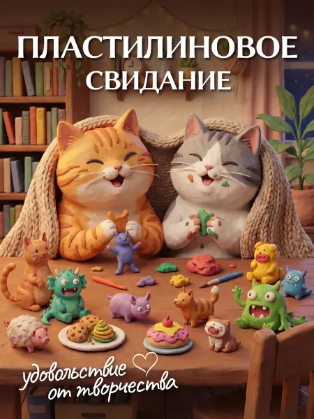 Capybarroom Набор для творчества пластилиновое свидание