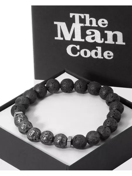 The Man Code Браслет мужской на руку из натуральных камней в подарок