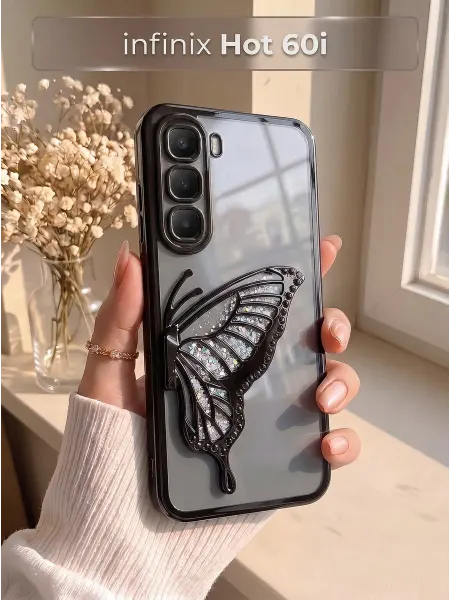 РИНОФОН Чехол с бабочкой на Infinix Hot 60i