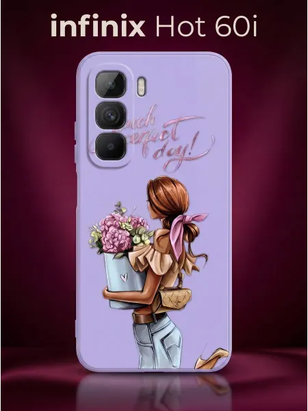 URBAZZA Чехол с рисунком на Infinix Hot 60i