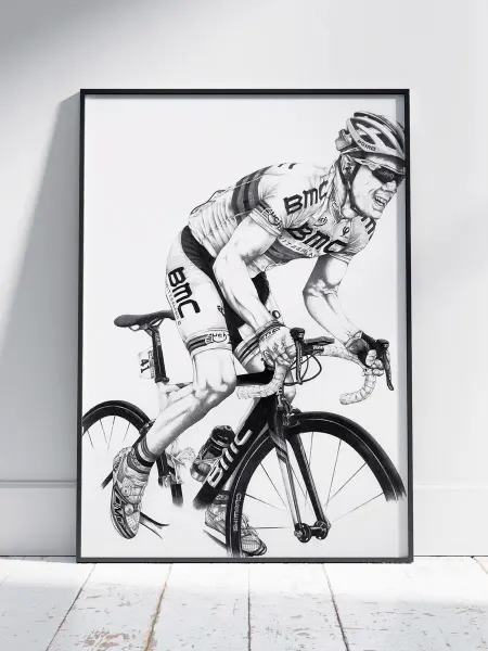 HEAVEN POSTER Плакат Велогонщики (Филипп Жильбер - Philippe Gilbert) A3