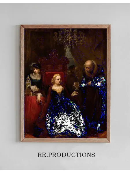 Re.productions Постер Poisoning of Queen Bona - Jan Matejko