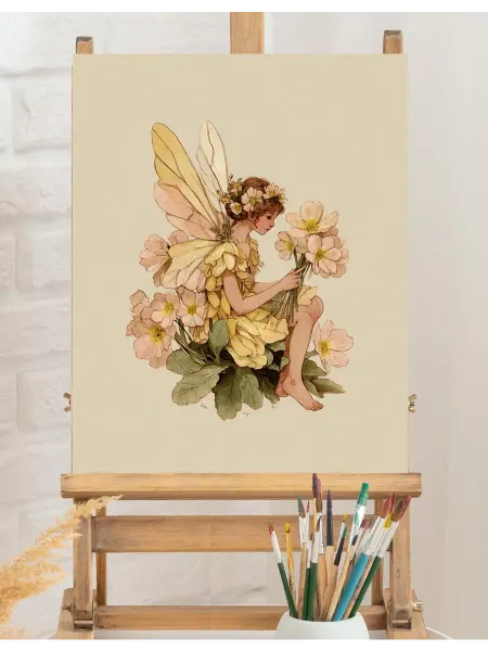 Art on Canvas Маленькая фея Картина по номерам на холсте 40х50 см