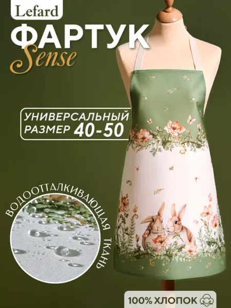 Lefard Фартук кухонный женский пасха 60x70 см Sense