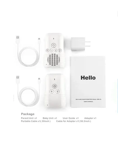 Радионяня беспроводная, с микрофоном, рация для новорожденных Baby fhone