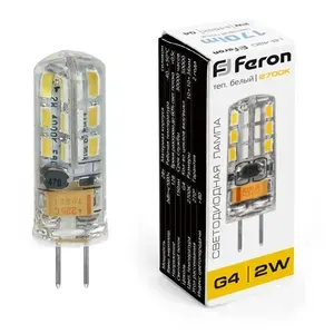Feron Лампа светодиодная LB-420 2W G4 4000К 5 шт