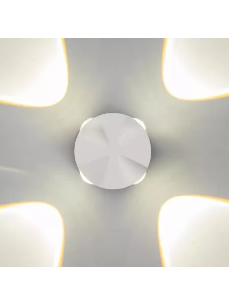 BayerLux Светильник "Снек" 4хLED 4Вт 4000К IP66 белый 9,3х4,5х9,3 см