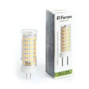 Feron Лампа светодиодная LB-434 9W G4 4000К 3 шт