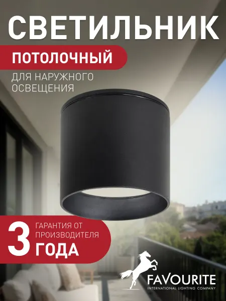 FAVOURITE Накладной потолочный светильник GX53LED IP54 4661-1U