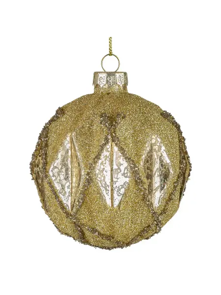 Tropicana Gifts Шар-декор новогодний (d-8см) DN-65329 (комплект 2 штуки)