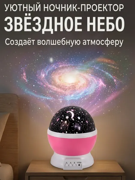 Светильник звездное небо для детей и взрослых проектор