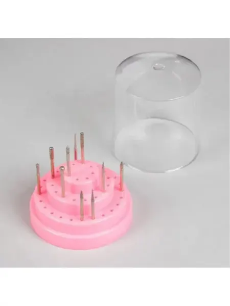 All For Nails Подставка для фрез и насадок круглая, 6878