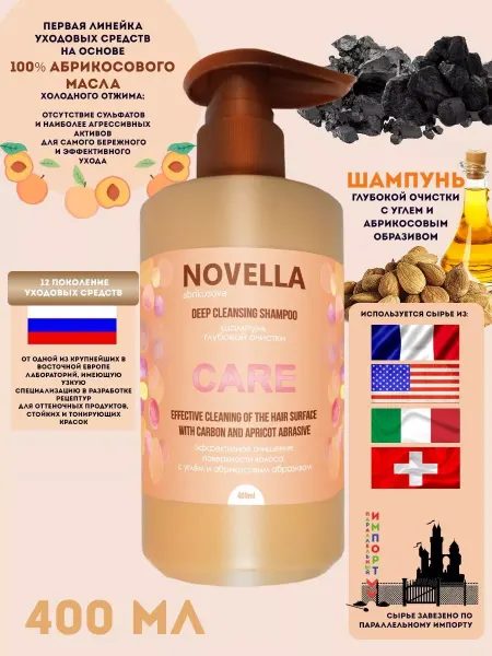 POINT. Novella Abrikosova Шампунь глубокой очистки