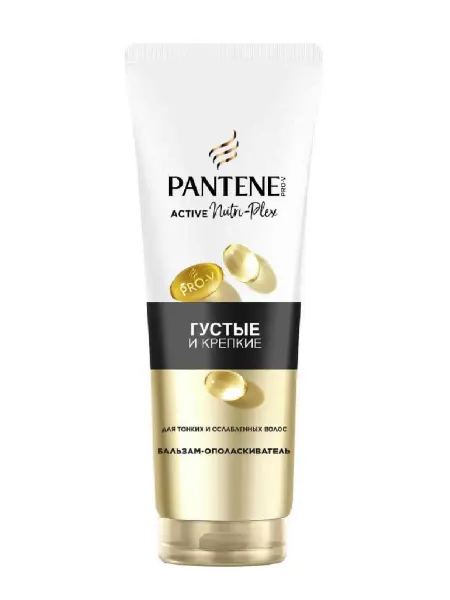 PANTENE Бальзам-ополаскиватель Густые и крепкие, 180 мл