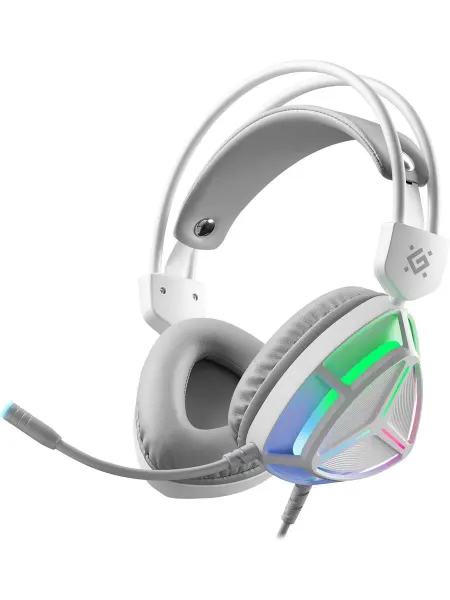 DEFENDER Наушники игровые с микрофоном (62450) PRISM белый