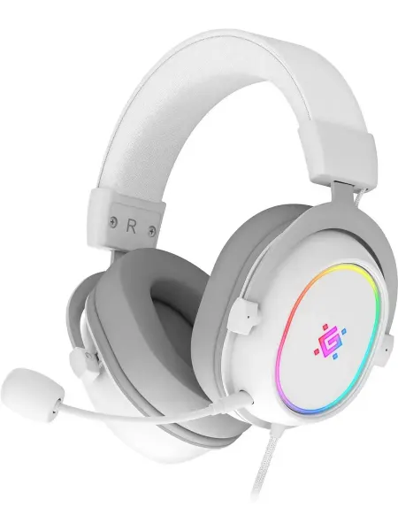 Наушники игровые с микрофоном (62560) HALO белый