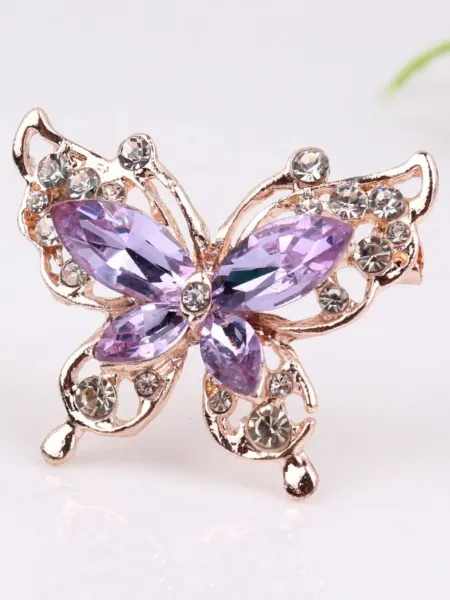 Fashion Jewelry Брошь бабочка бижутерия