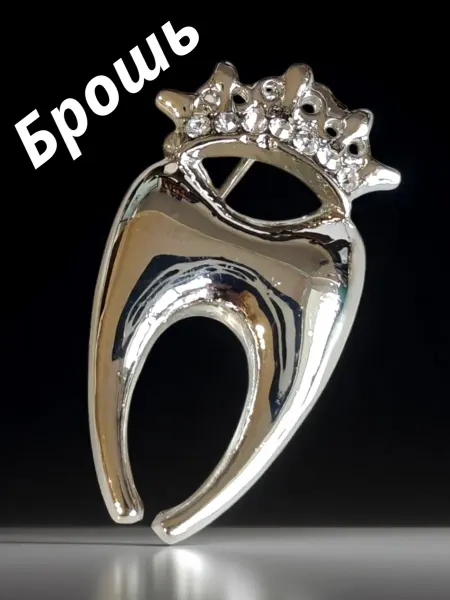 FunChiler Модная популярная брошь зуб корона tooth