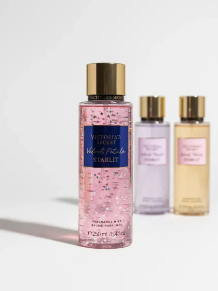 VICTORIA'S SECRET Mist Парфюмированный мист Вельвет Петалс Старлит с блестками